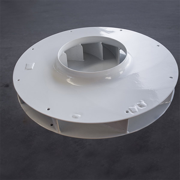 Impeller with Halar coating for chemical protection