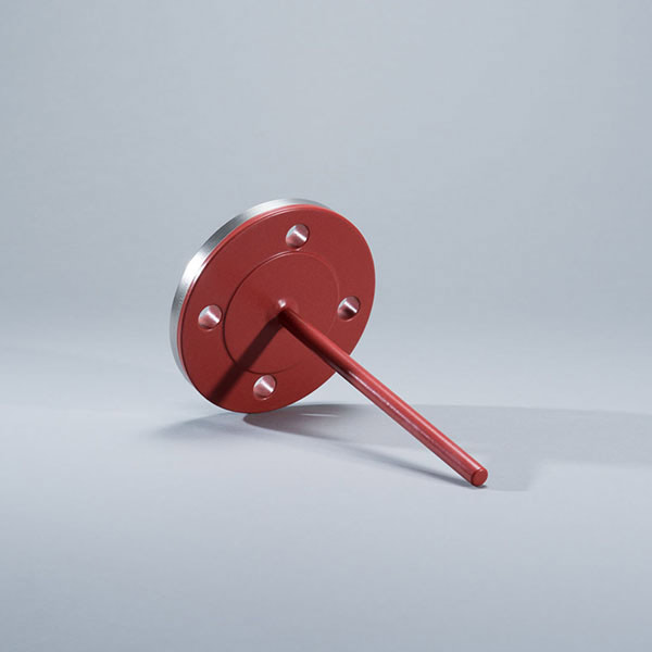 Level sensor with corrosion protection coating, coated with PFA coating, Ruby Red® as non-stick coating and corrosion protection