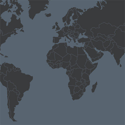 World map with the locations of the coating specialist Adelhelm Group of Companies